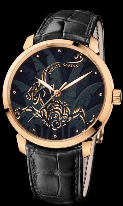 Buy Ulysse Nardin 8152-111-2 / SINGE Classico Enamel Classico Monkey replica watch